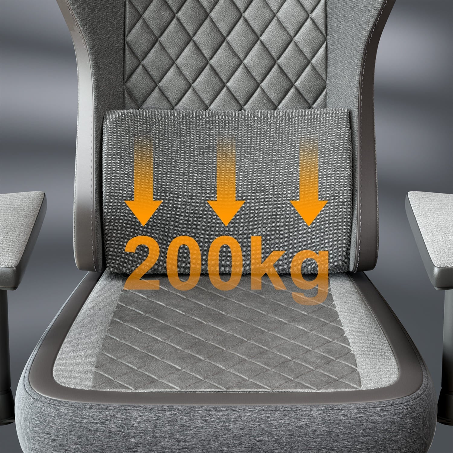 Ergonomischer Gaming Stuhl mit Fußstütze, Kopfstütze und Armlehne - Image 7