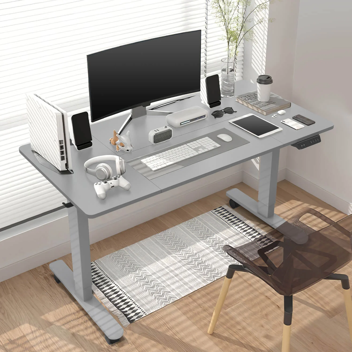 Elektrisch Höhenverstellbarer Schreibtisch 120X70 cm - Image 16